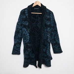 Peruvian Connection Alpaca Blend Cardigan Sweater Womens XL (40" Chest) Pockets